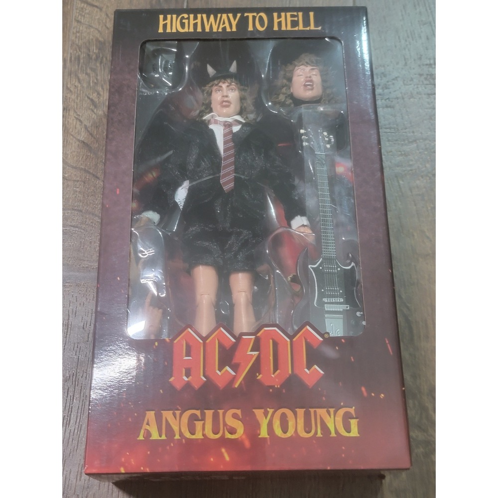NECA AC/DC Angus Young Highway to Hell 8 Inch Action Figure New